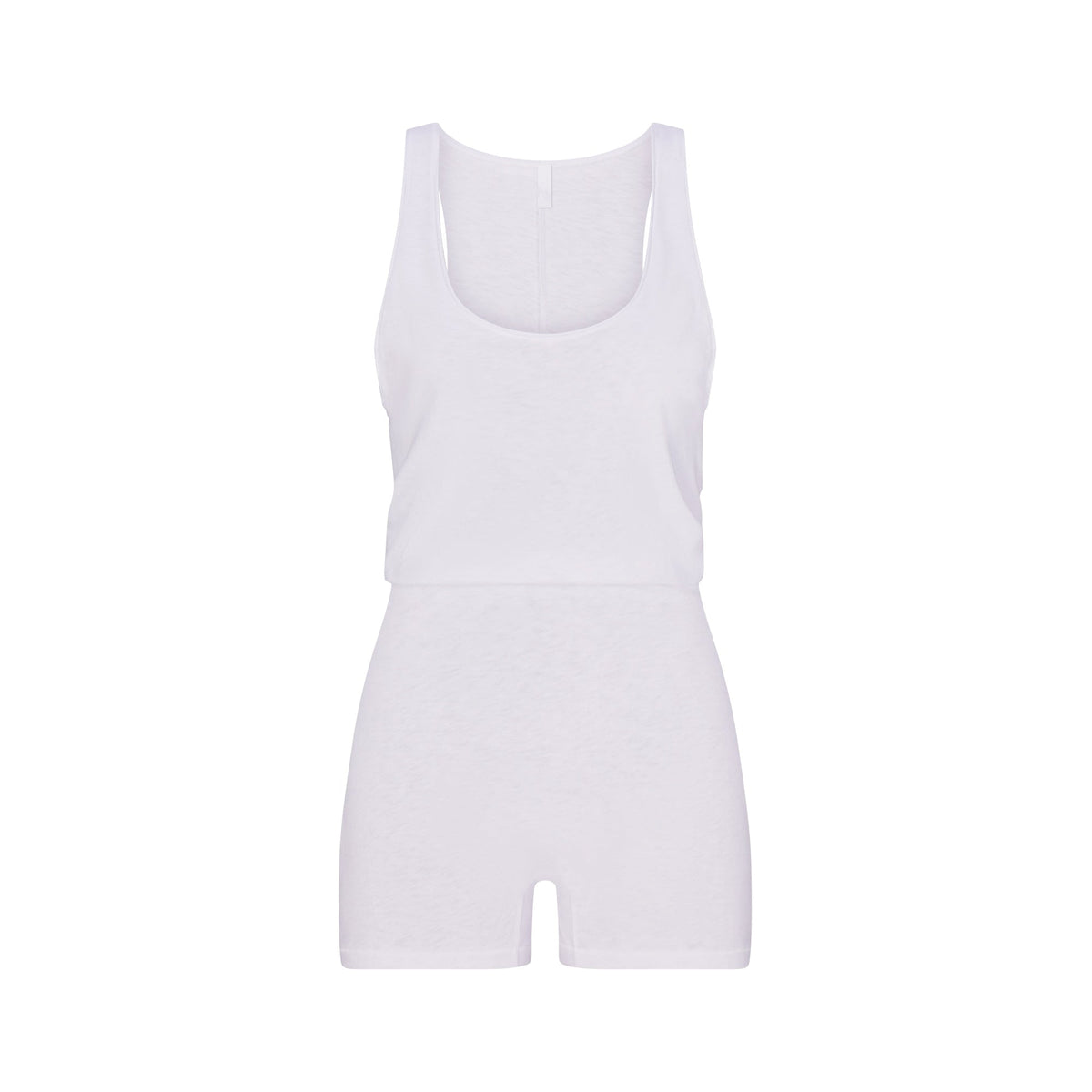 WORN IN JERSEY HEART ONESIE | SNOW FLAT ON A WHITE BACKGROUND | FLT