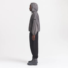 WOVEN MENS ANORAK  | ASH CHECK ON A MODEL FRONT VIEW @ | FOCUS: 0.0, 1.0, 0.9
