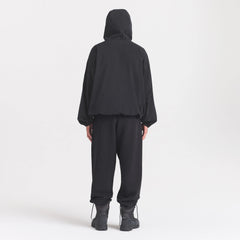 WOVEN MENS ANORAK | ONYX ON A MODEL FRONT VIEW @ | FOCUS: 0.0, 1.0, 0.9