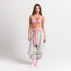 WOOL RIB BRALETTE | HALITE ON A MODEL FRONT VIEW S | FOCUS: 0.0, 1.0, 0.9