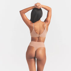 SMOOTHING INTIMATES HIGH-WAISTED THONG | SIENNA ON A MODEL BACK VIEW @ | FOCUS: 0.0, 1.0, 0.9