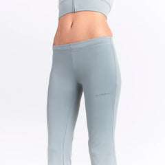 NikeSKIMS AIRY STRAIGHT LEG PANT | WASHED PACIFIC ON A MODEL SIDE VIEW @ | FOCUS: 0.0, 1.0, 0.9