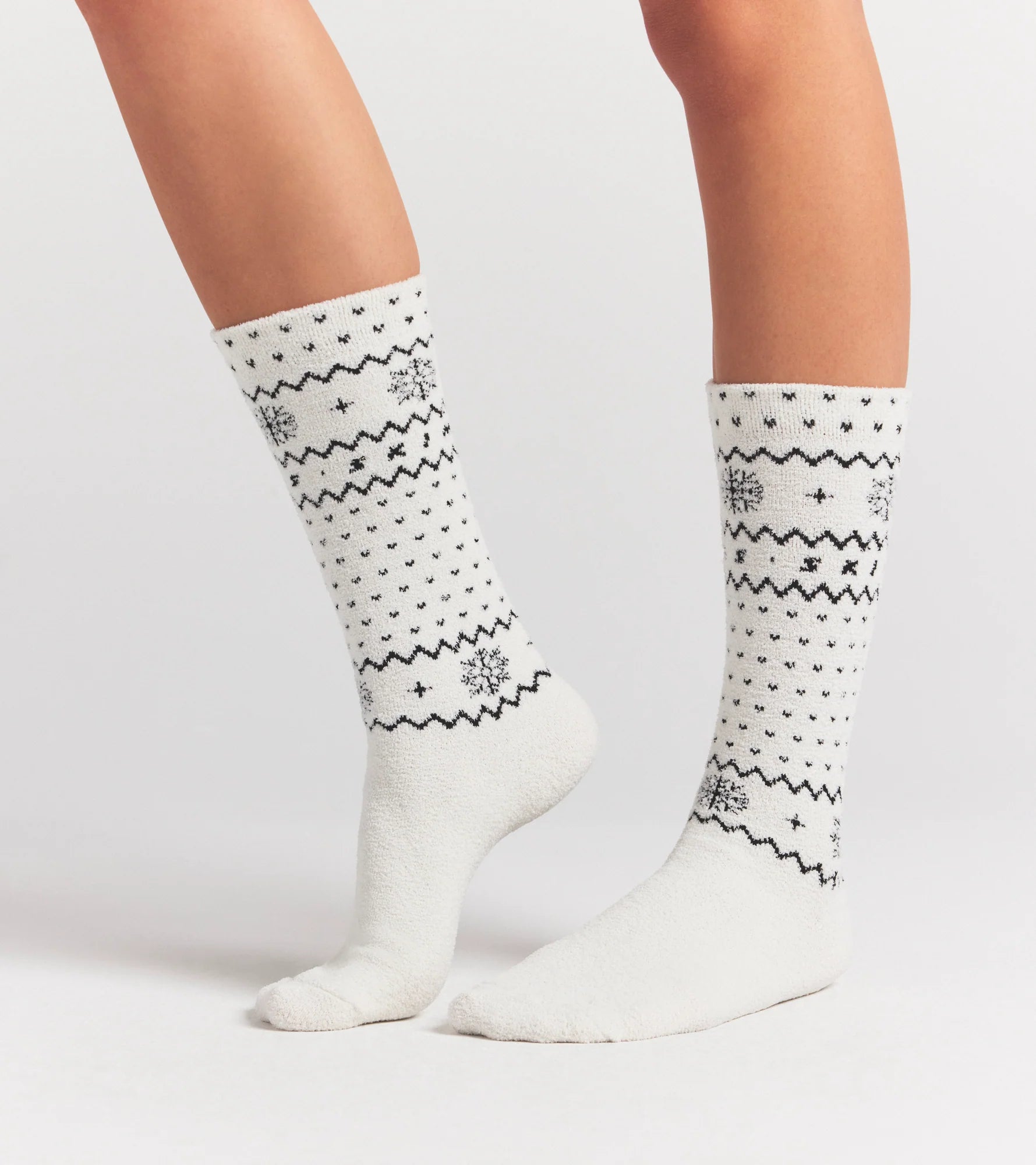 COZY LITE SOCK | MARBLE HEART FAIR ISLE ADDITIONAL FABRIC DETAILS