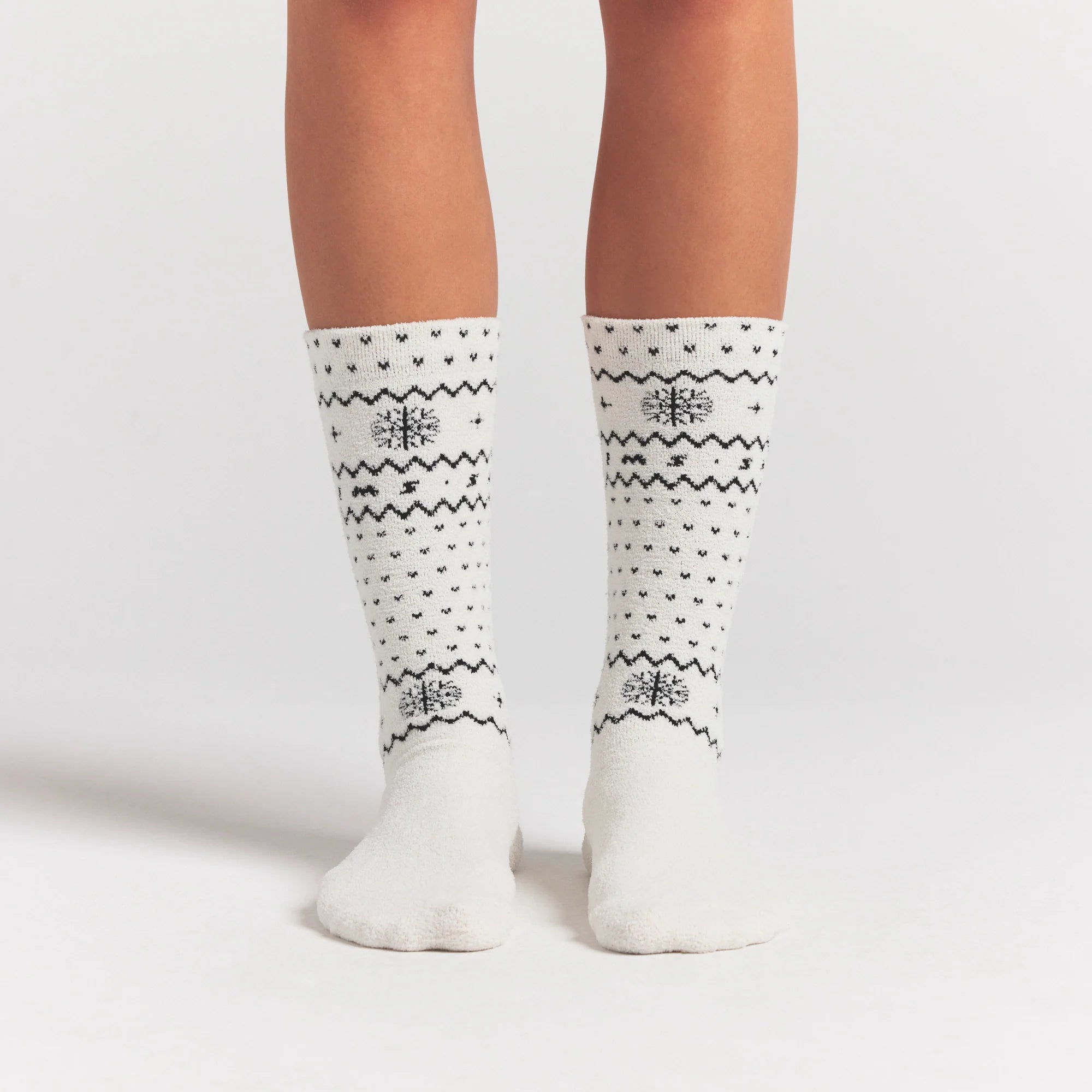 COZY LITE SOCK | MARBLE HEART FAIR ISLE ADDITIONAL FABRIC DETAILS