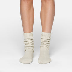 SLOUCHY CABLE SOCK