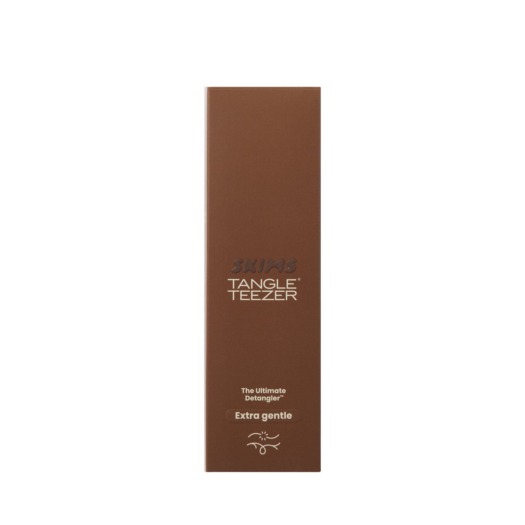 TANGLE TEEZER X SKIMS THE ULTIMATE DETANGLER | EXTRA GENTLE JASPER FLAT ON A WHITE BACKGROUND | FLT