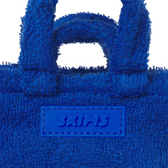 TERRY MICRO MINI TOTE KEYCHAIN | COBALT FLAT ON A WHITE BACKGROUND | FLT