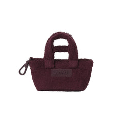 TERRY MICRO MINI TOTE KEYCHAIN | CURRANT FLAT ON A WHITE BACKGROUND | FLT