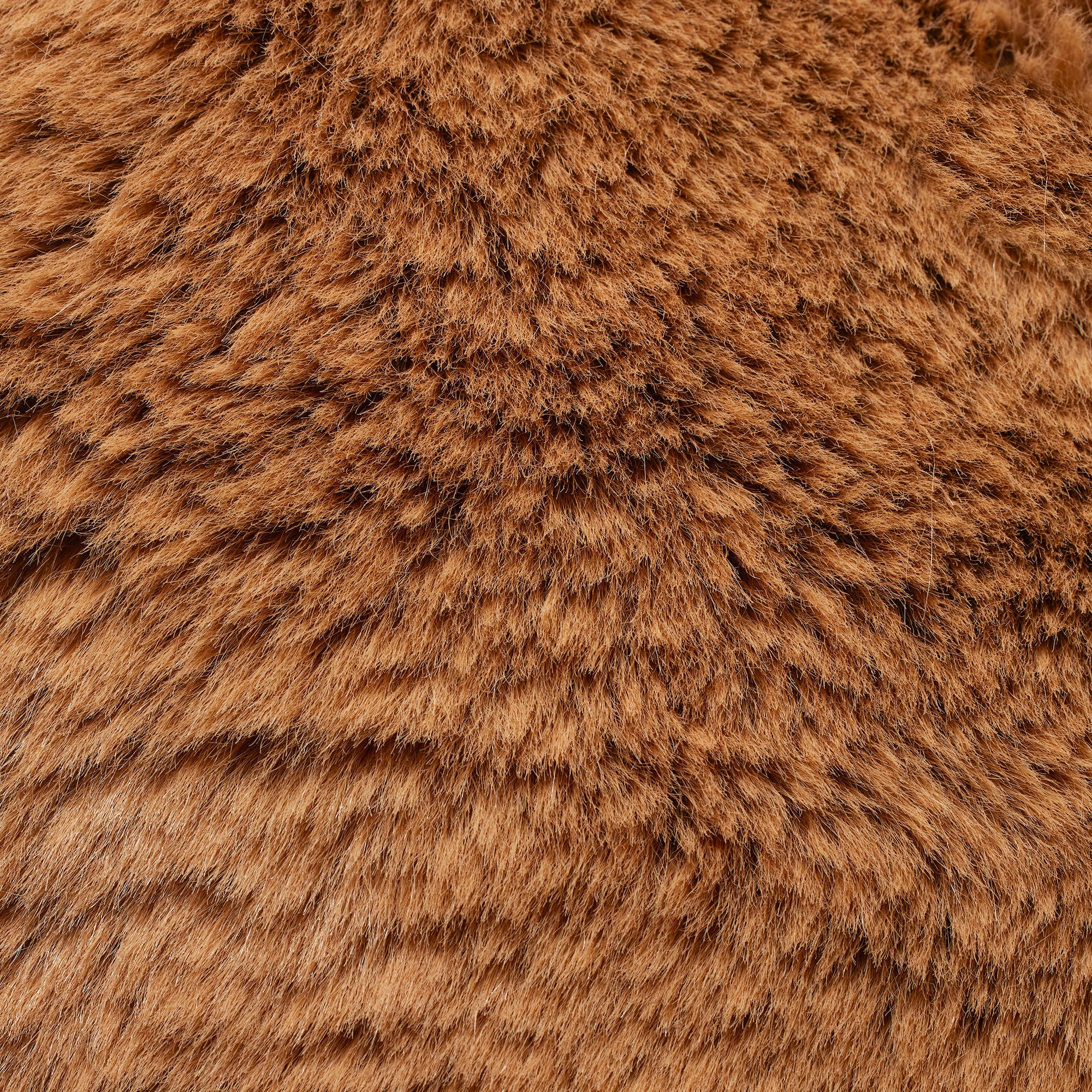 FAUX FUR JUMBO TOTE | CAMEL ADDITIONAL FABRIC DETAILS