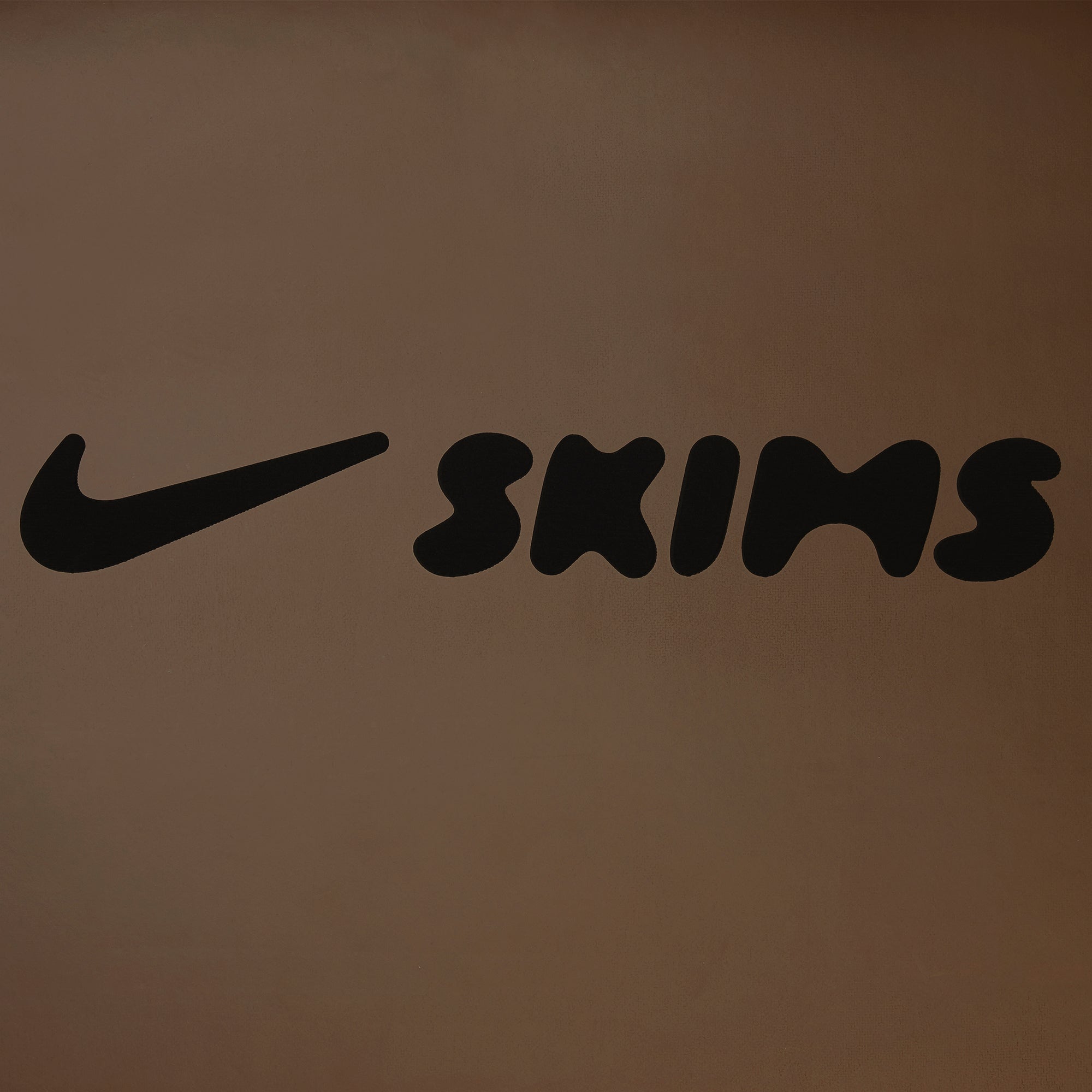 NikeSKIMS YOGA MAT | DARK SEPIA FLAT ON A WHITE BACKGROUND | FLT