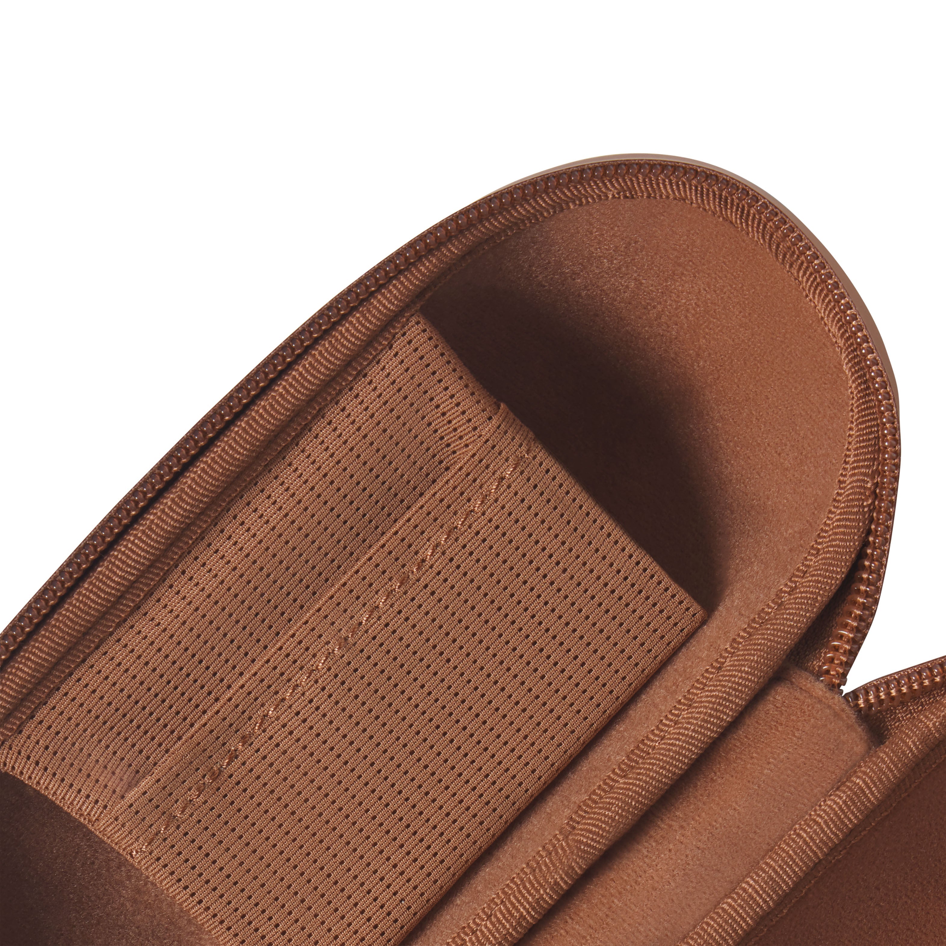 NikeSKIMS ACCESSORIES HARDSHELL GLASSES CASE | CAROB BROWN & LAYS FLAT ON A WHITE BACKGROUND | FLT