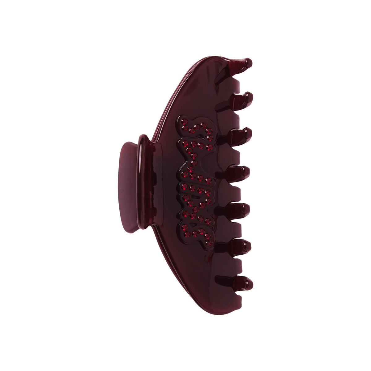 GETTING READY ACCESSORIES CLAW CLIP | CURRANT & LAYS FLAT ON A WHITE BACKGROUND | FLT