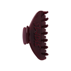 GETTING READY ACCESSORIES CLAW CLIP | CURRANT & LAYS FLAT ON A WHITE BACKGROUND | FLT
