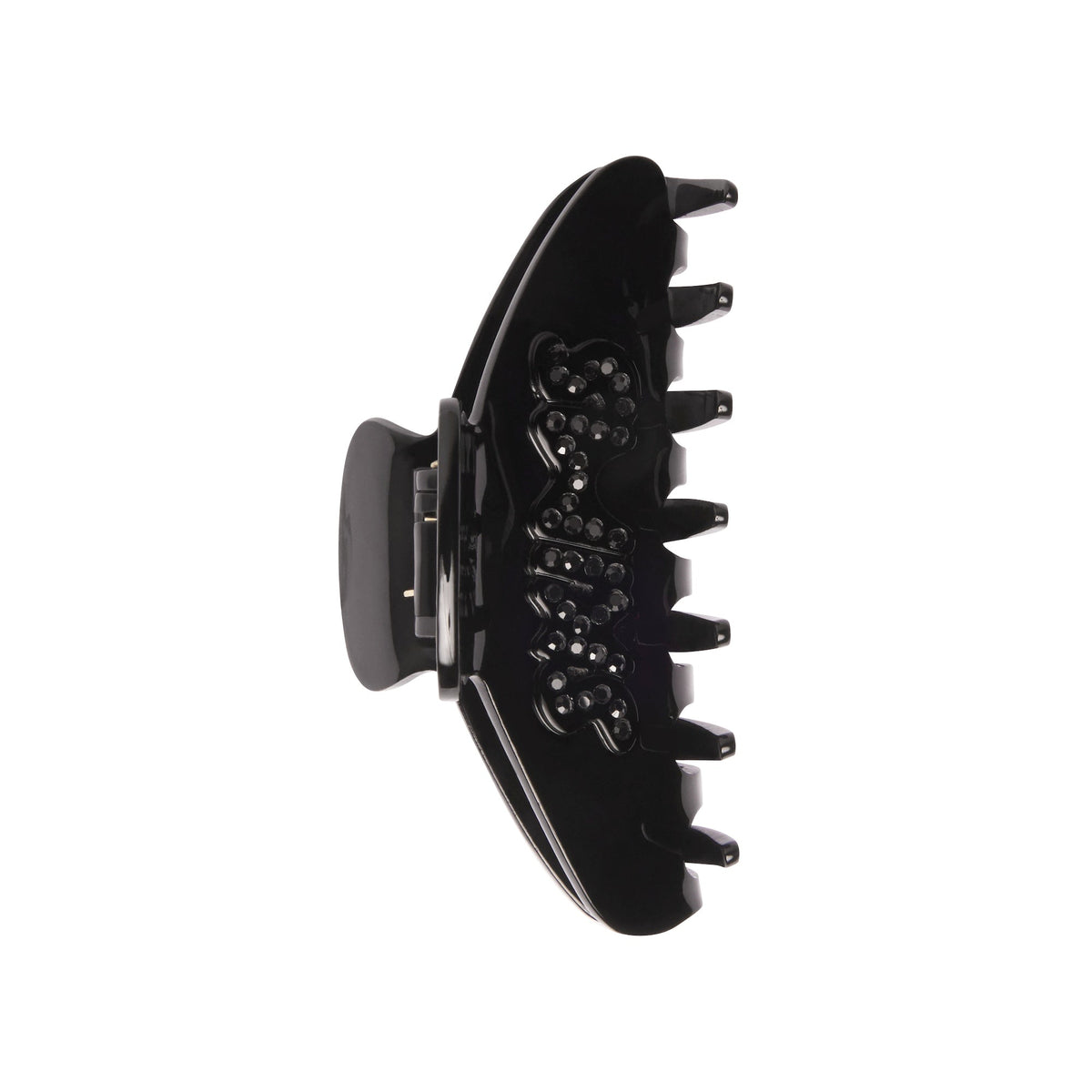 GETTING READY ACCESSORIES CLAW CLIP | ONYX (HAIR ACCESSORIES, ACCESSORIES) LAYS FLAT ON A WHITE BACKGROUND | FLT