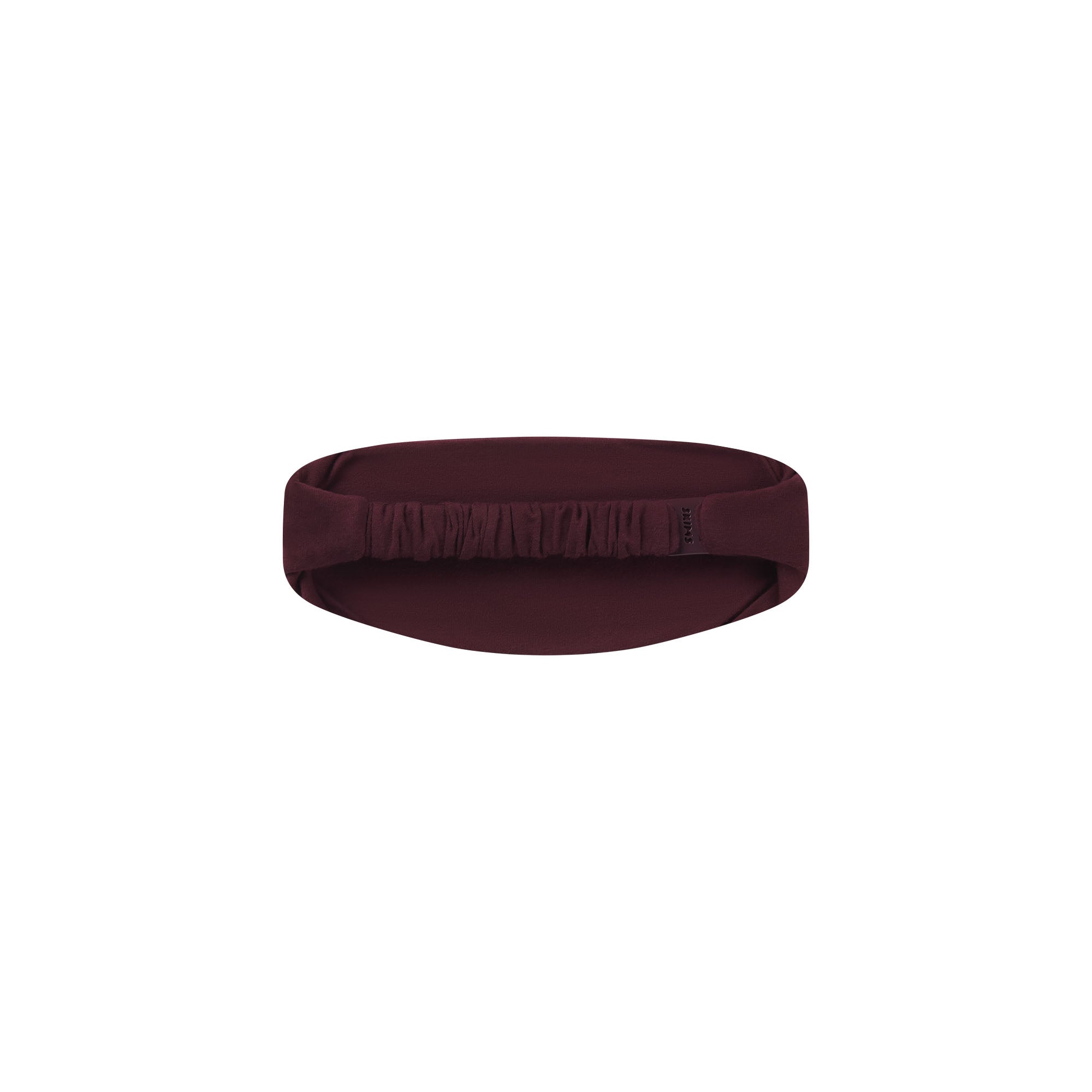 COTTON JERSEY WIDE HEADBAND | CURRANT FLAT ON A WHITE BACKGROUND | FLT
