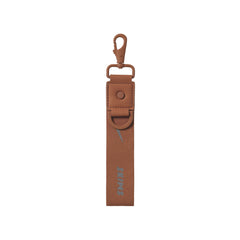 NikeSKIMS ACCESSORIES KEYCHAIN WRISTLET | CAROB BROWN & LAYS FLAT ON A WHITE BACKGROUND | FLT