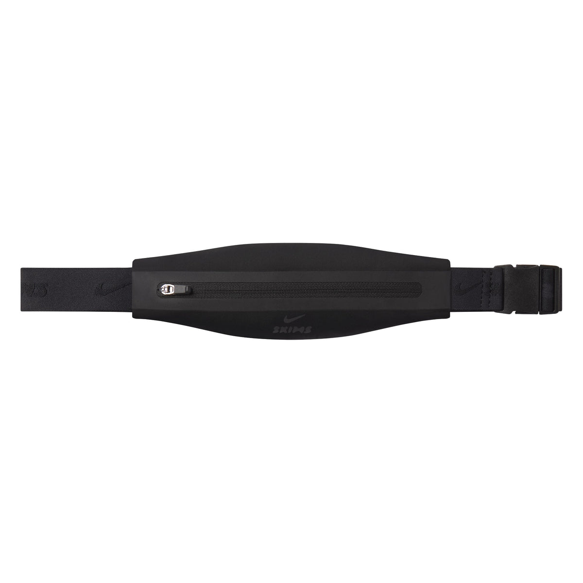 NikeSKIMS ACCESSORIES SLIM WAISTPACK | OBSIDIAN & LAYS FLAT ON A WHITE BACKGROUND | FLT