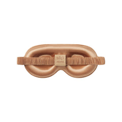 SLIP X SKIMS PURE SILK CONTOUR SLEEP MASK | CLAY FLAT ON A WHITE BACKGROUND | FLT