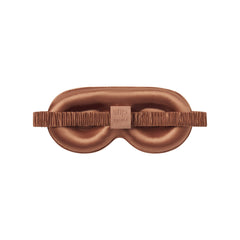 SLIP X SKIMS PURE SILK CONTOUR SLEEP MASK | SIENNA FLAT ON A WHITE BACKGROUND | FLT