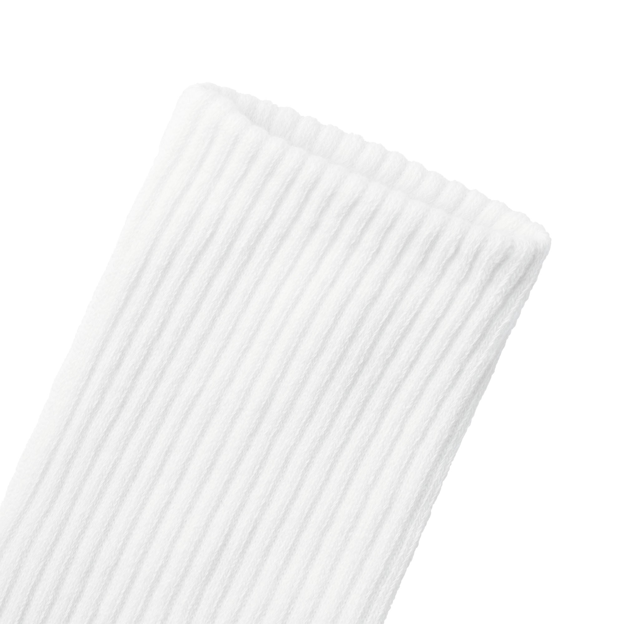 MENS TUBE CREW SOCK 3-PACK LAYS FLAT ON A WHITE BACKGROUND