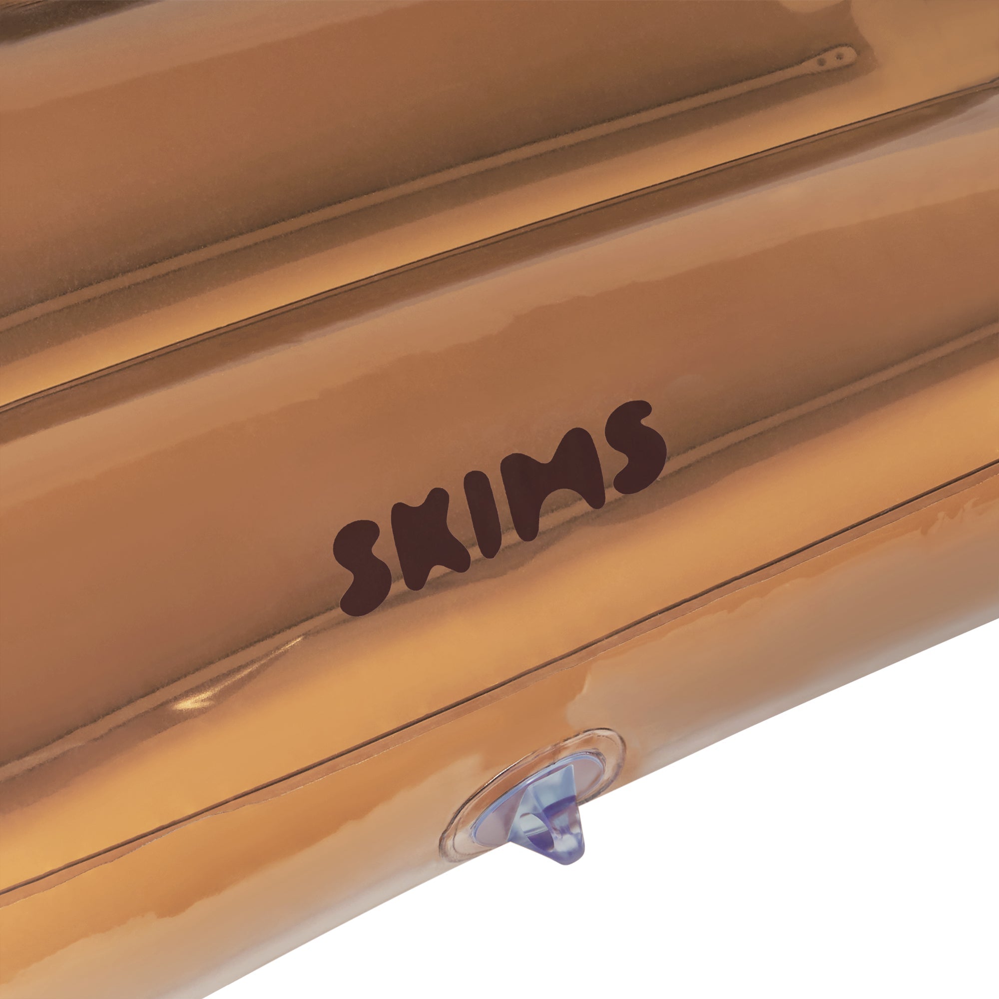 FUNBOY X SKIMS EMBOSSED TUBE FLOAT | COCOA ADDITIONAL FABRIC DETAILS