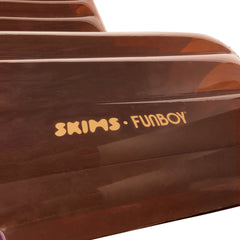 FUNBOY X SKIMS EMBOSSED TUBE FLOAT | COCOA ADDITIONAL FABRIC DETAILS
