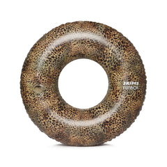 SKIMS X FUNBOY LOGO EMBOSSED TUBE FLOAT | CHEETAH SKIN PRINT ADDITIONAL FABRIC DETAILS