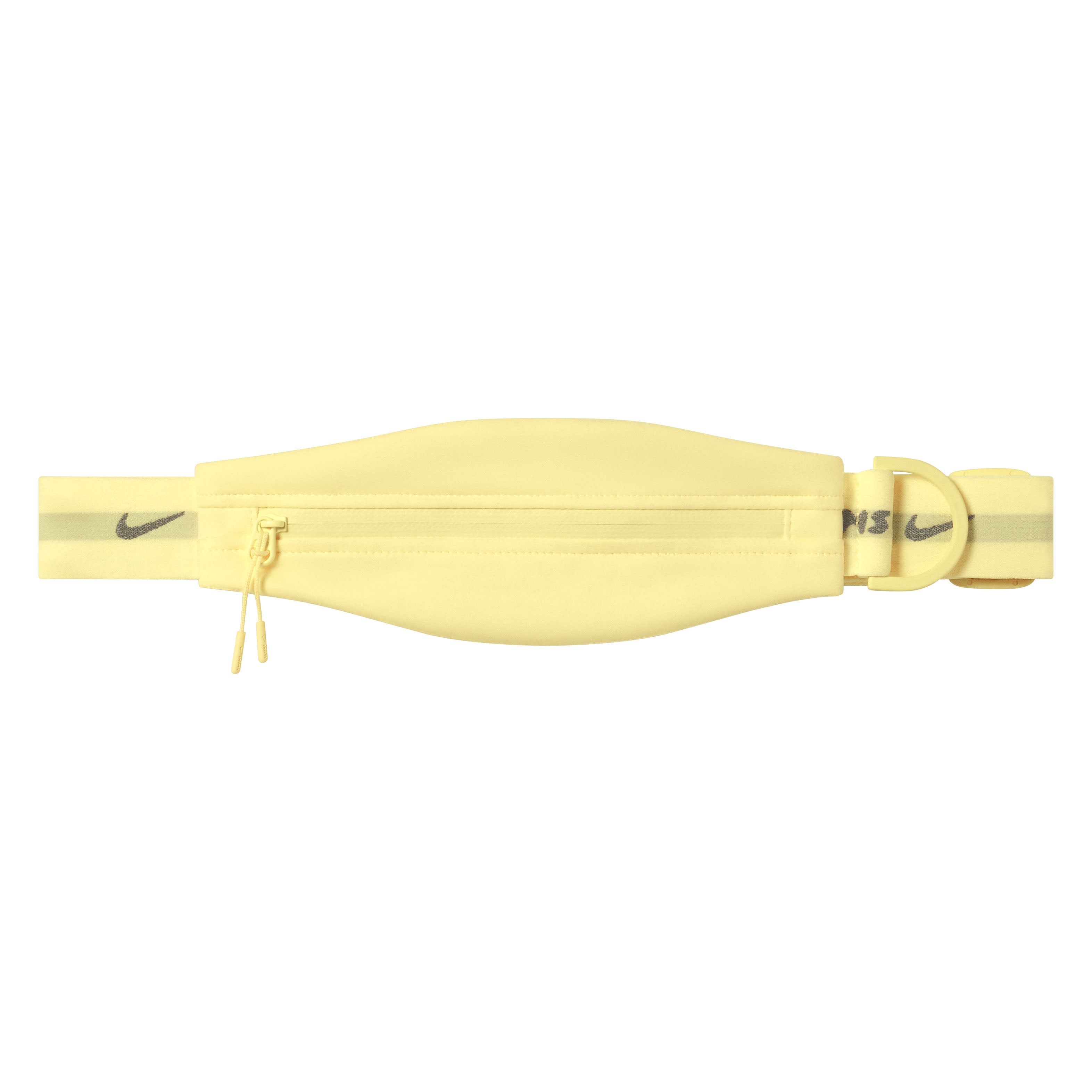 NikeSKIMS ACCESSORIES SLIM WAISTPACK | BICYCLE YELLOW & LAYS FLAT ON A WHITE BACKGROUND | FLT