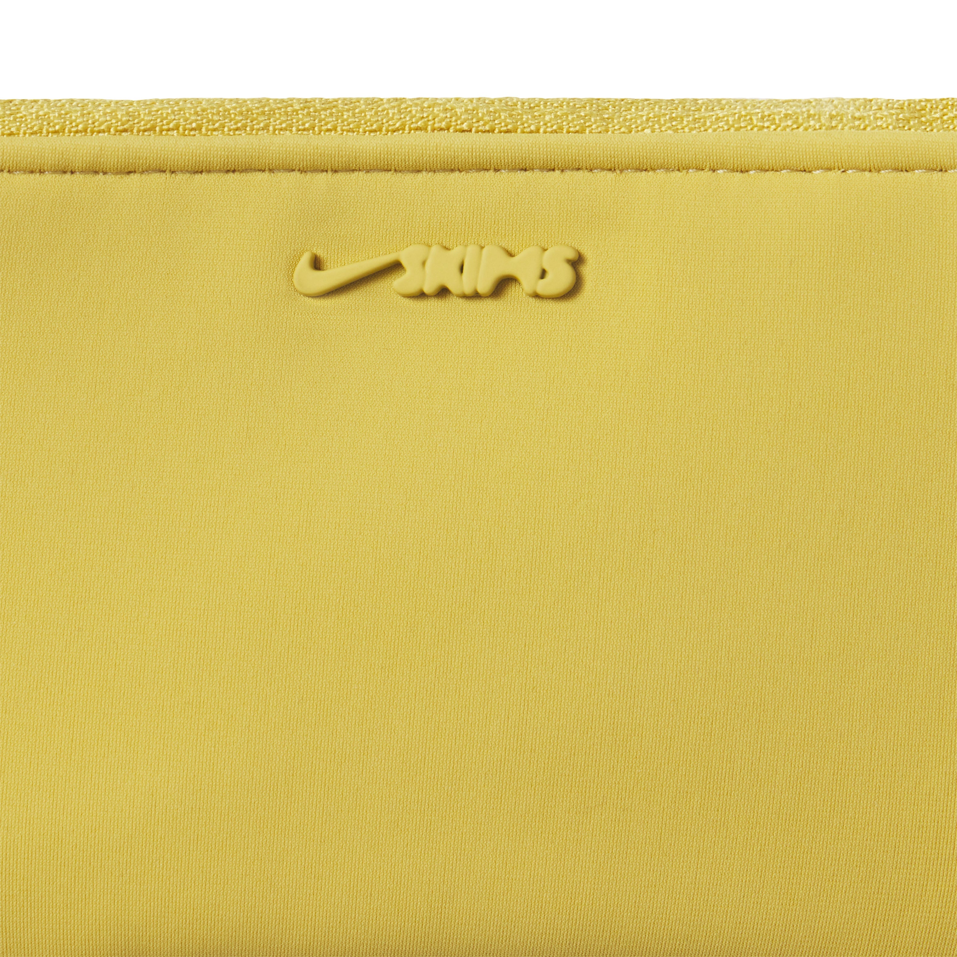 NikeSKIMS ACCESSORIES CLIPPABLE POUCH | CITRINE & LAYS FLAT ON A WHITE BACKGROUND | FLT