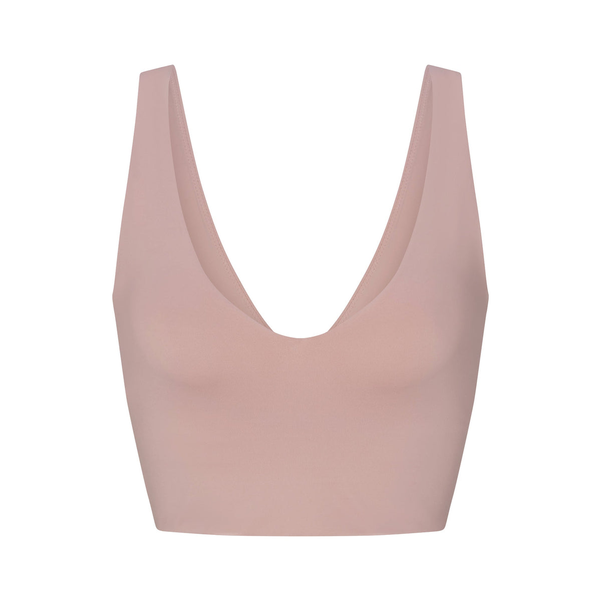 NikeSKIMS MATTE V-NECK BRA TOP | HIMALAYAN FLAT ON A WHITE BACKGROUND | FLT