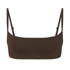 NikeSKIMS MATTE MICRO BRA | DARK SEPIA FLAT ON A WHITE BACKGROUND | FLT