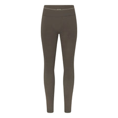 NikeSKIMS RIBBED SEAMLESS 26" LEGGING | DUSTY OAKMOSS/DUNE FLAT ON A WHITE BACKGROUND | FLT