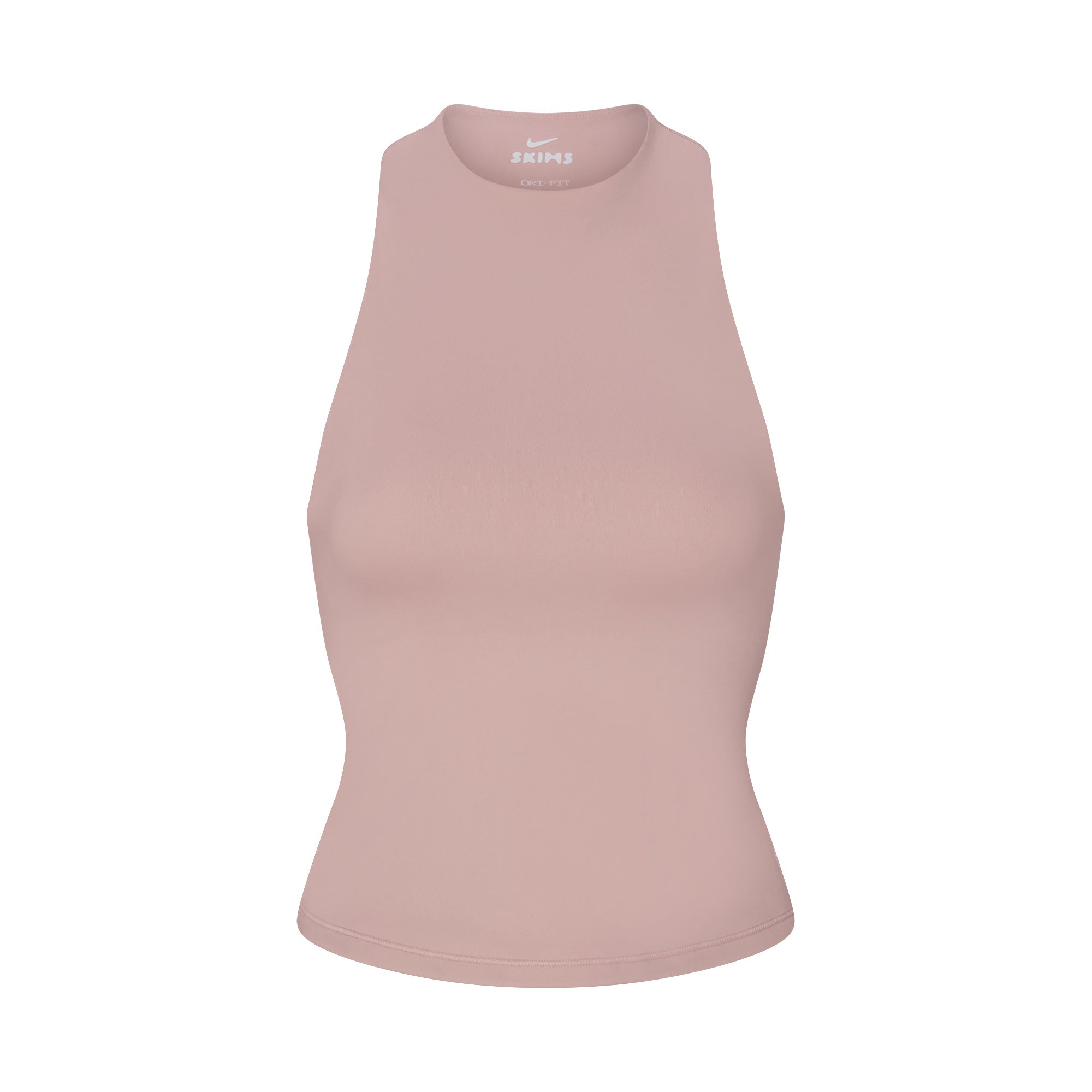 NikeSKIMS MATTE MOCK NECK RACER TANK | HIMALAYAN FLAT ON A WHITE BACKGROUND | FLT