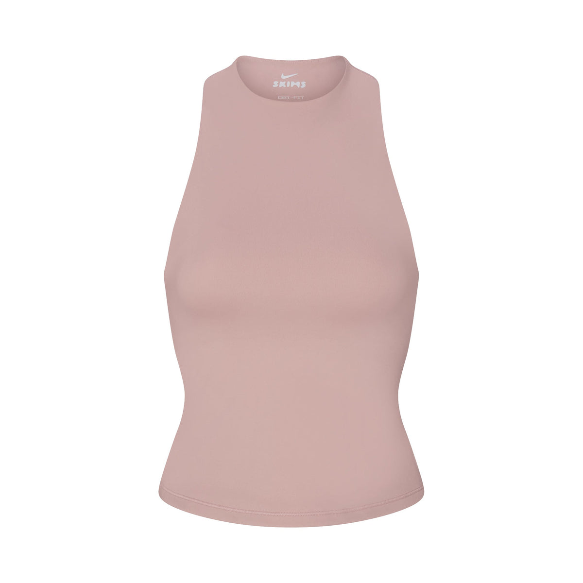 NikeSKIMS MATTE MOCK NECK RACER TANK | HIMALAYAN FLAT ON A WHITE BACKGROUND | FLT