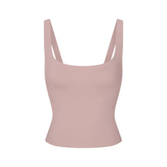 NikeSKIMS MATTE SQUARE NECK TANK | HIMALAYAN FLAT ON A WHITE BACKGROUND | FLT