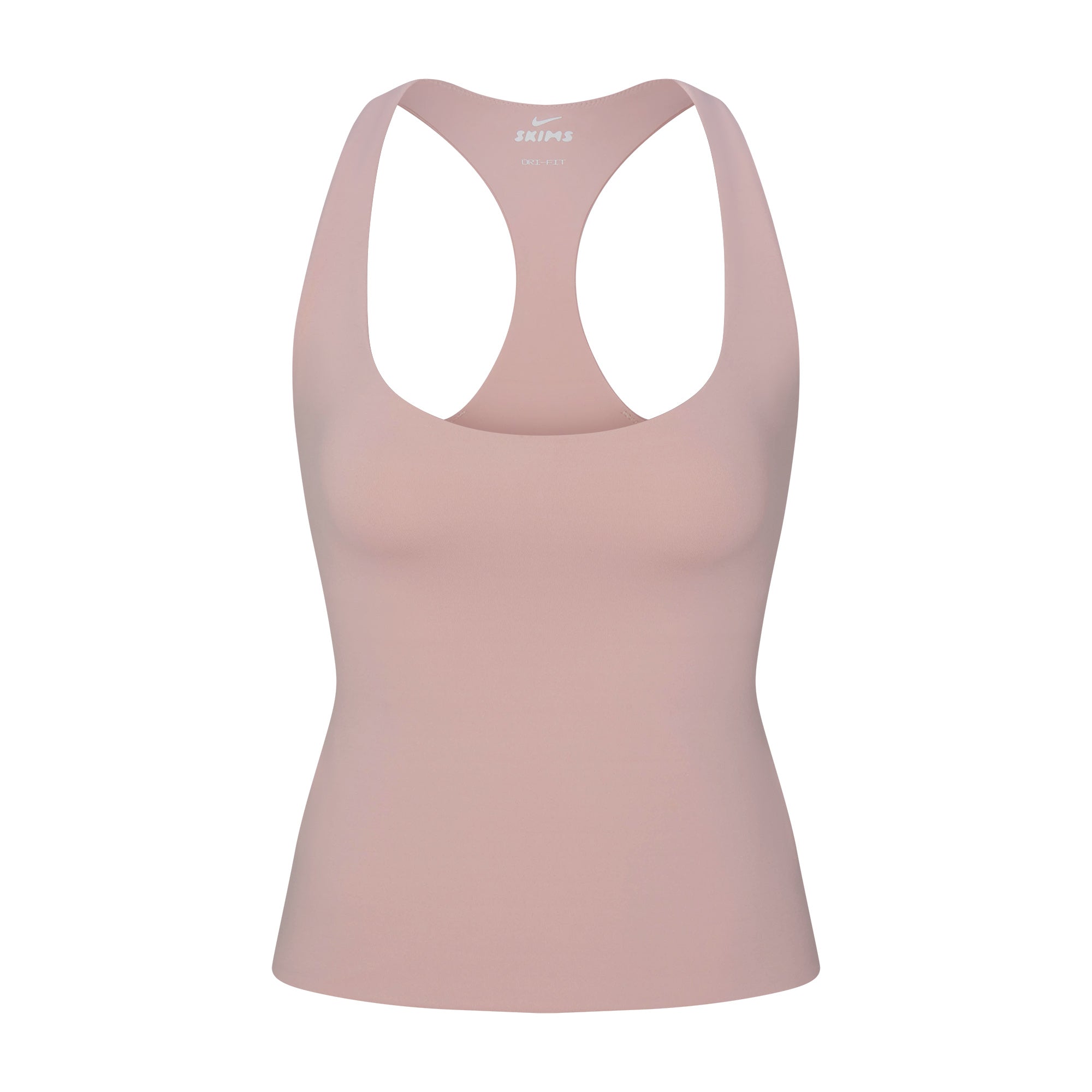 NikeSKIMS MATTE RACER BACK TANK | HIMALAYAN FLAT ON A WHITE BACKGROUND | FLT