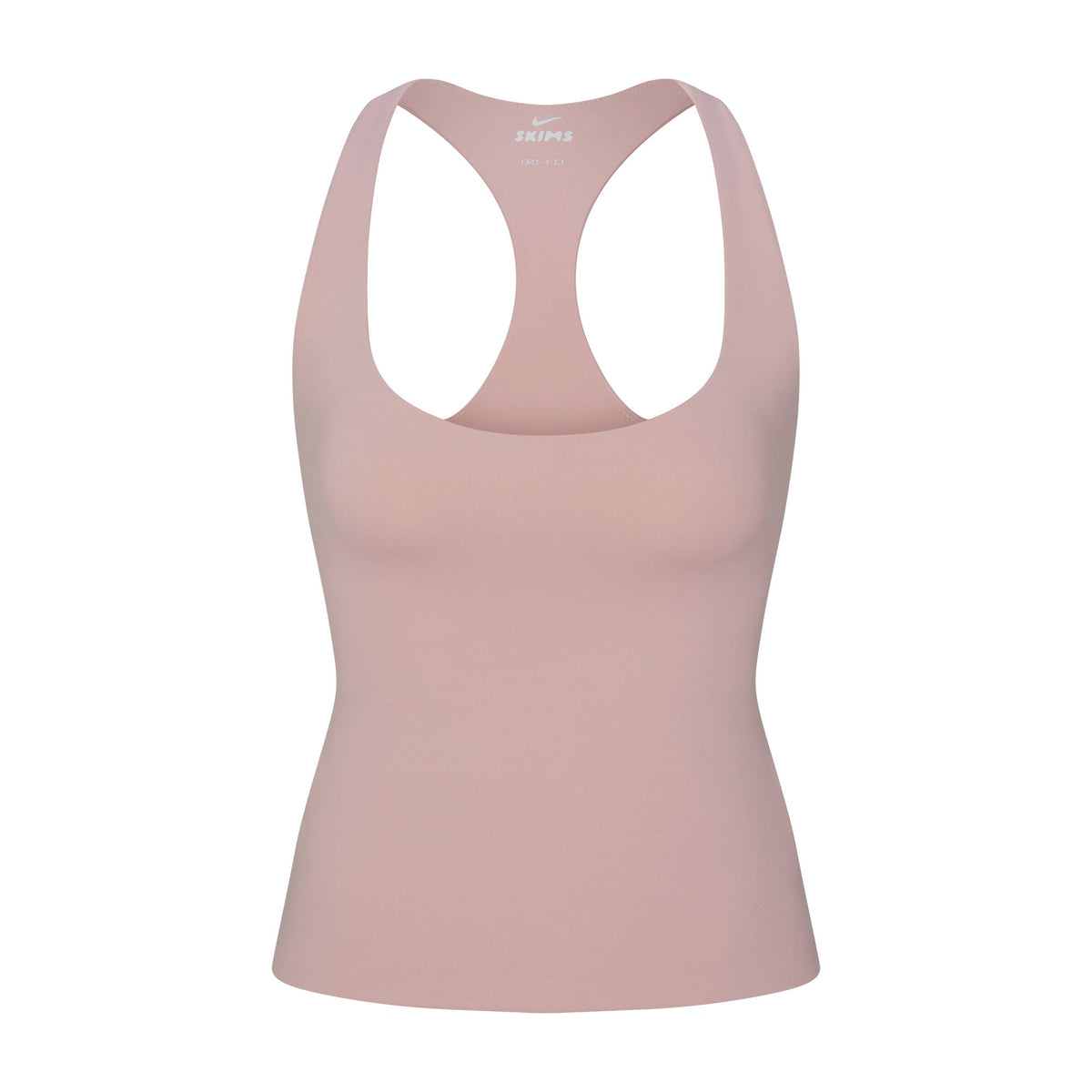 NikeSKIMS MATTE RACER BACK TANK | HIMALAYAN FLAT ON A WHITE BACKGROUND | FLT
