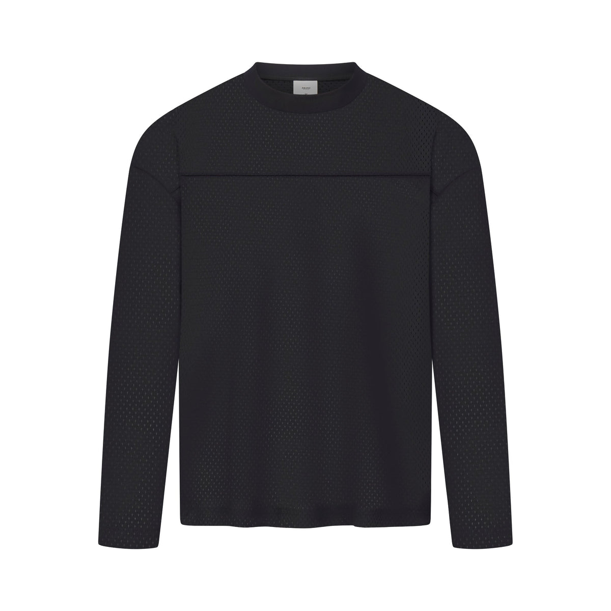 MESH APPAREL MENS LONG SLEEVE JERSEY | ONYX FLAT ON A WHITE BACKGROUND | FLT