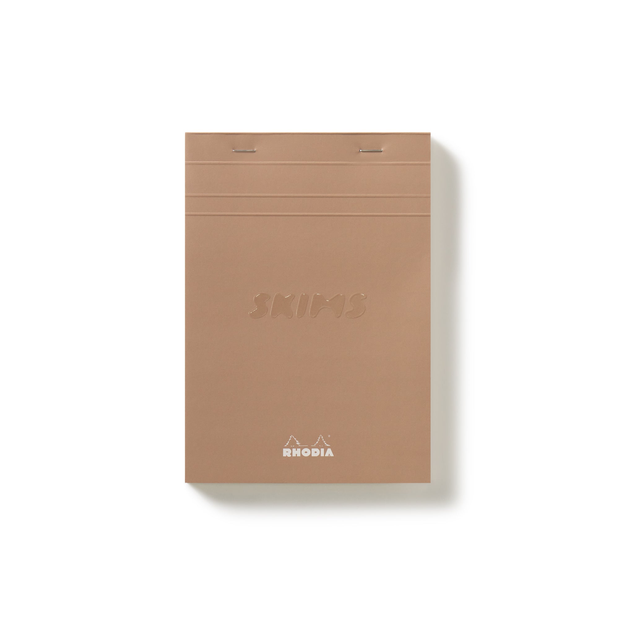 RHODIA X SKIMS NOTEPAD SET | NEUTRAL MULTI & LAYS FLAT ON A WHITE BACKGROUND | FLT