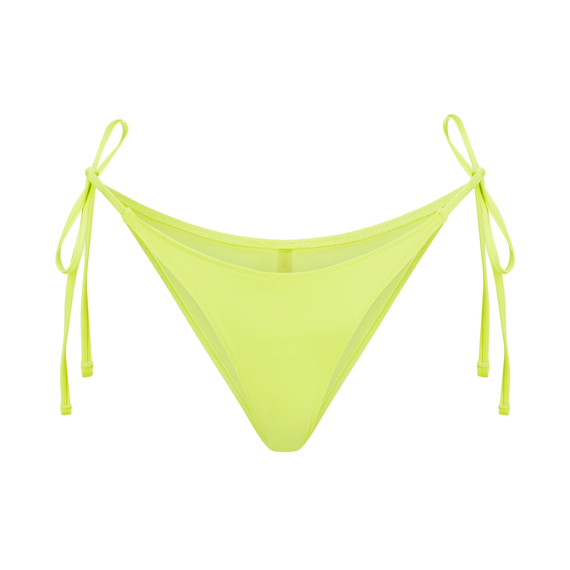 SIGNATURE SWIM DIPPED TIE BIKINI BOTTOM | SPHENE LAYS FLAT ON A WHITE BACKGROUND | FLT