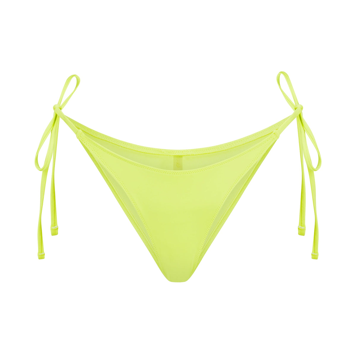 SIGNATURE SWIM DIPPED TIE BIKINI BOTTOM | SPHENE LAYS FLAT ON A WHITE BACKGROUND | FLT
