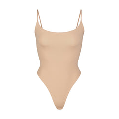 FITS EVERYBODY CAMI BODYSUIT | CLAY (BODYSUITS) LAYS FLAT ON A WHITE BACKGROUND | FLT