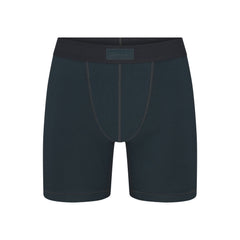 SKIMS COTTON MENS 5" BOXER BRIEF | VERDANT FLAT ON A WHITE BACKGROUND | FLT