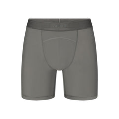 SKIMS SPORT MENS 5" BOXER BRIEF | GUNMETAL (MENS BOXERS, MENS UNDERWEAR) LAYS FLAT ON A WHITE BACKGROUND | FLT
