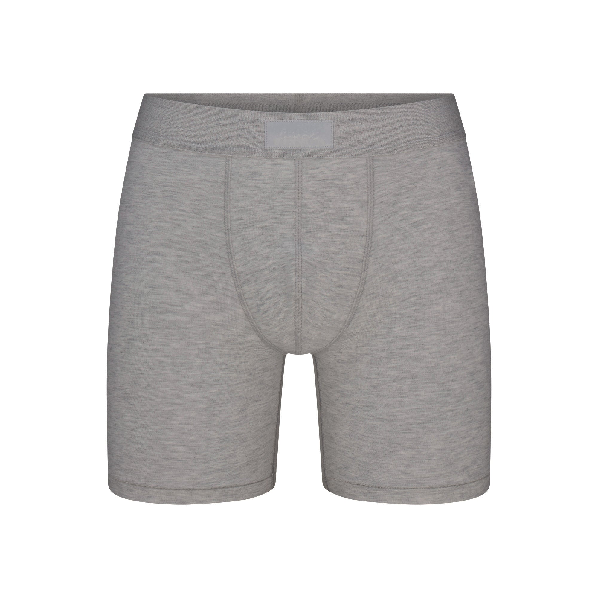 SKIMS COTTON MENS 5" BOXER BRIEF 3-PACK | RUBY ESPRESSO MULTI FLAT ON A WHITE BACKGROUND