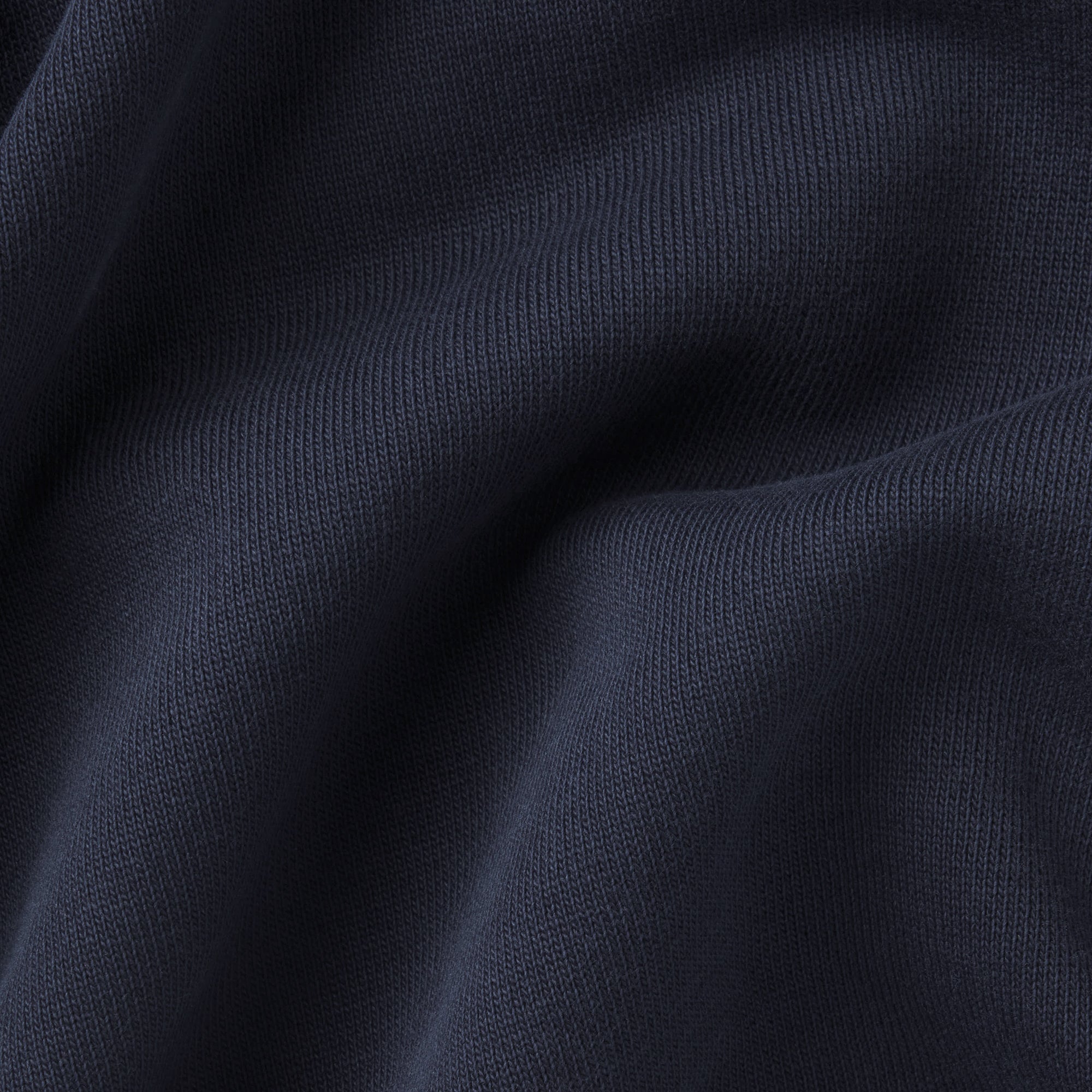 BOYFRIEND FLEECE MUSCLE PULLOVER | NAVY ADDITIONAL FABRIC DETAILS