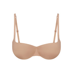 SKIMS ULTIMATE BALCONETTE PUSH-UP BRA | CLAY FLAT ON A WHITE BACKGROUND | FLT | FLT
