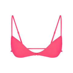 FITS EVERYBODY MICRO BANDEAU | ULTRA PINK FLAT ON A WHITE BACKGROUND | FLT