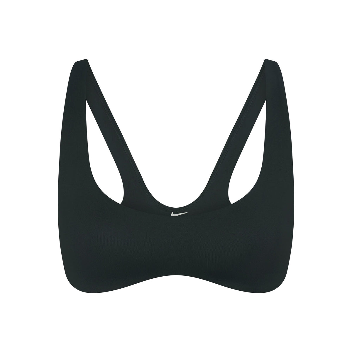 NikeSKIMS MATTE SHAPING SCOOP BRA | DARK TEAL FLAT ON A WHITE BACKGROUND | FLT