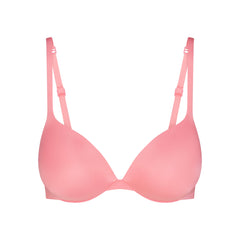 SKIMS ULTIMATE TEARDROP PUSH-UP BRA | MELON FLAT ON A WHITE BACKGROUND | FLT
